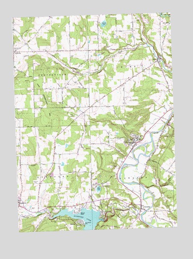 Houghton, NY USGS Topographic Map