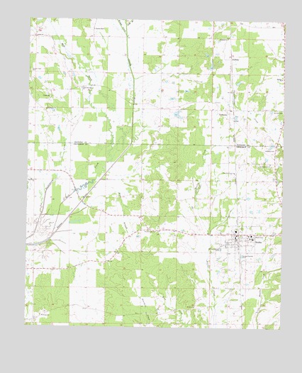Houlka, MS USGS Topographic Map