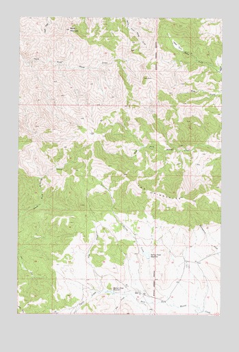 Hound Creek Reservoir, MT USGS Topographic Map
