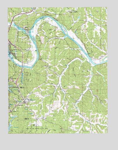 Bagnell, MO USGS Topographic Map
