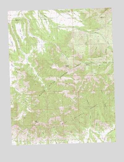 Housetop Mountain, CO USGS Topographic Map