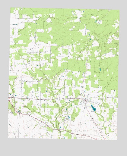Bagwell, TX USGS Topographic Map