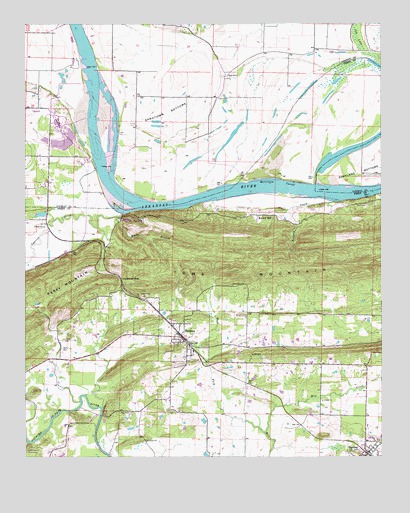 Houston, AR USGS Topographic Map