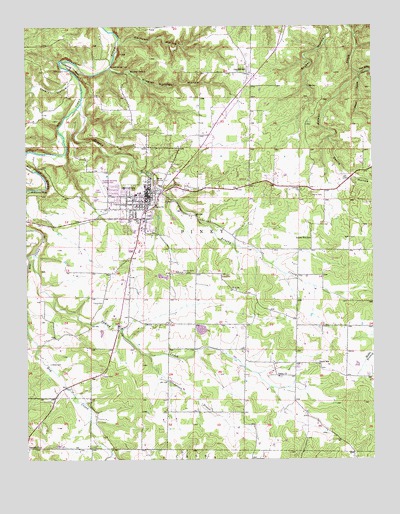 Houston, MO USGS Topographic Map