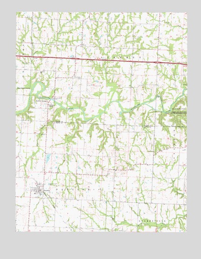 Houstonia, MO USGS Topographic Map
