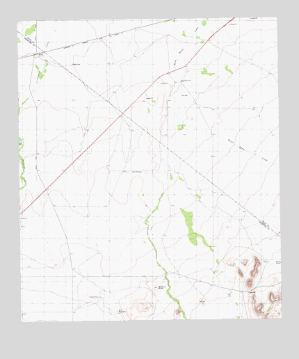 Hovey, TX USGS Topographic Map
