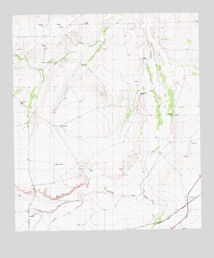 Hovey NE, TX USGS Topographic Map