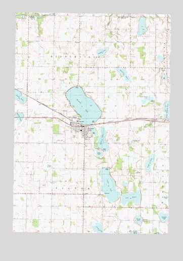 Howard Lake, MN USGS Topographic Map