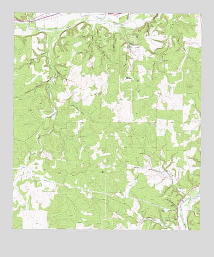 Bailey Creek, TX USGS Topographic Map