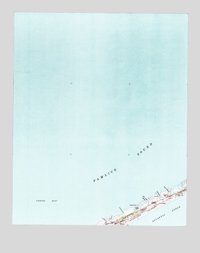 Howard Reef, NC USGS Topographic Map