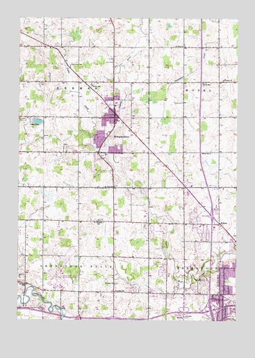 Howards Grove, WI USGS Topographic Map