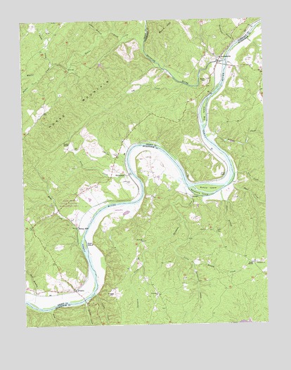 Howardsville, VA USGS Topographic Map
