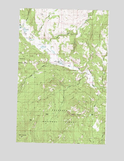 Bailey Creek, WA USGS Topographic Map