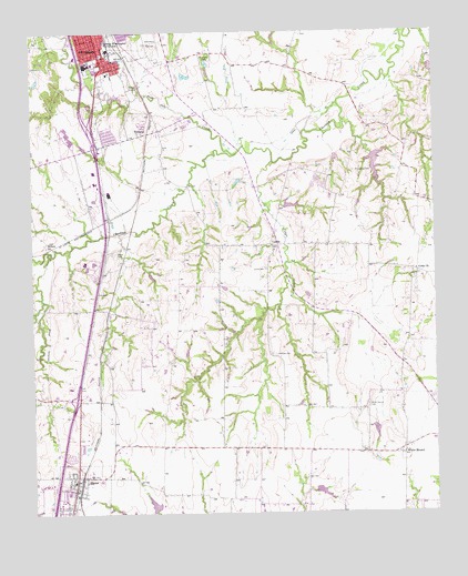 Howe, TX USGS Topographic Map