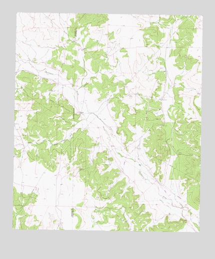 Bailey Draw, TX USGS Topographic Map