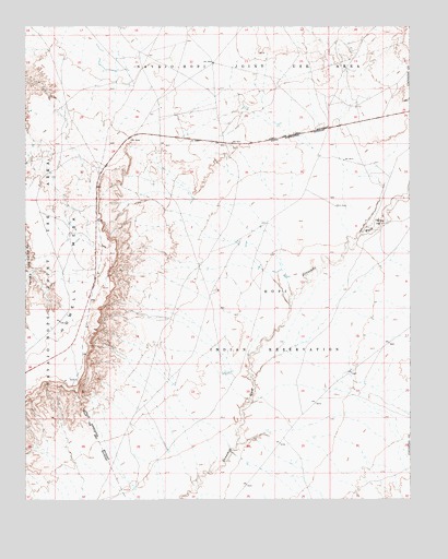 Howell Mesa, AZ USGS Topographic Map