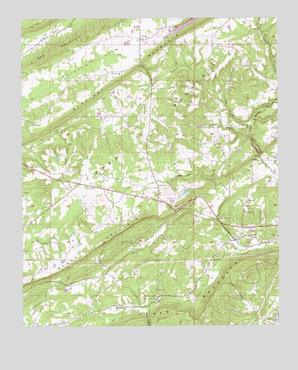 Howelton, AL USGS Topographic Map