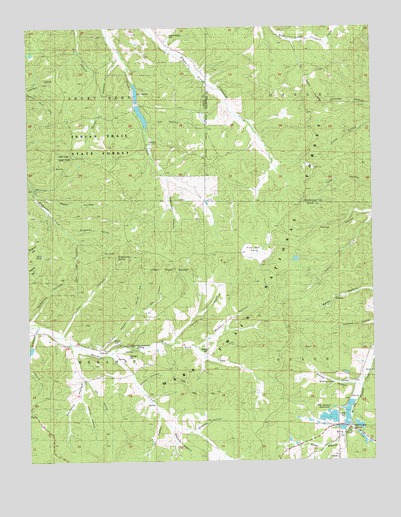 Howes Mill Spring, MO USGS Topographic Map