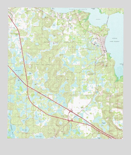 Howey In The Hills, FL USGS Topographic Map