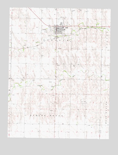 Hoxie, KS USGS Topographic Map