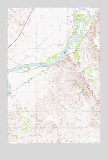 Hoyt, MT USGS Topographic Map