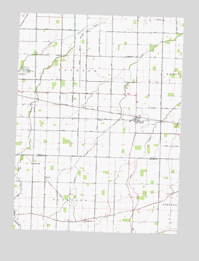 Hoytville, OH USGS Topographic Map