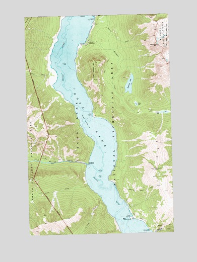 Hozomeen Mountain, WA USGS Topographic Map