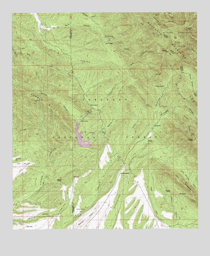 Huachuca Peak, AZ USGS Topographic Map