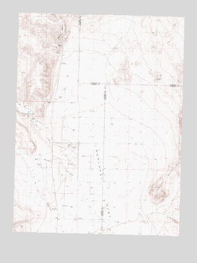 Hualapai Flat North, NV USGS Topographic Map