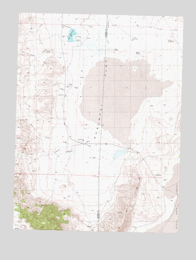 Hualapai Flat South, NV USGS Topographic Map