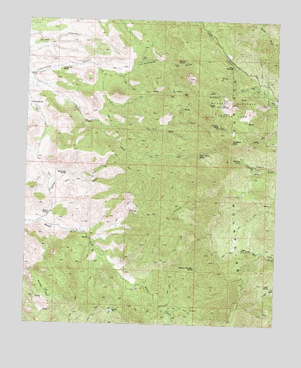 Hualapai Peak, AZ USGS Topographic Map