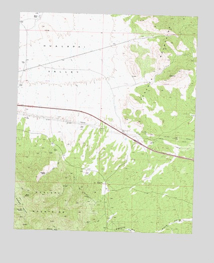 Hualapai Spring, AZ USGS Topographic Map