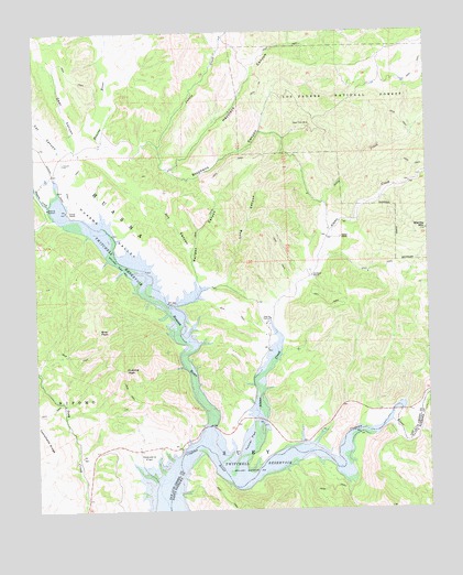 Huasna Peak, CA USGS Topographic Map