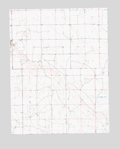 Hubbard Lake, CO USGS Topographic Map