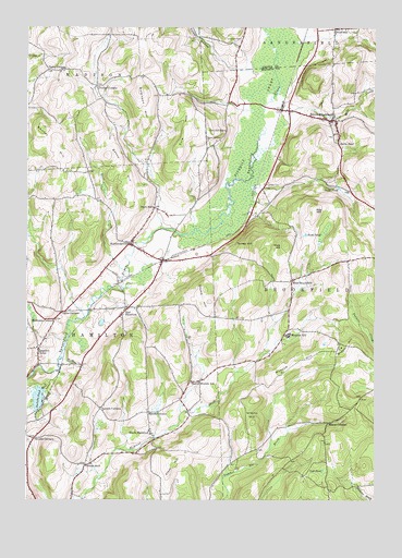 Hubbardsville, NY USGS Topographic Map
