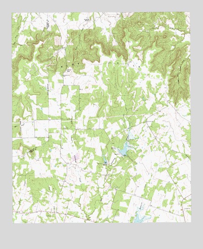 Huckabay SW, TX USGS Topographic Map