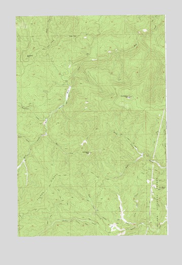Huckleberry Mountain, ID USGS Topographic Map