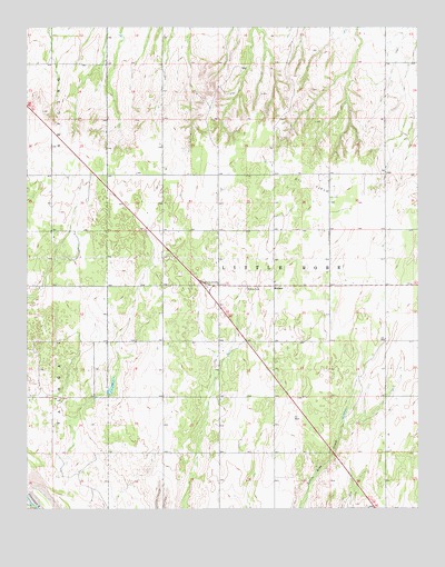 Hucmac, OK USGS Topographic Map