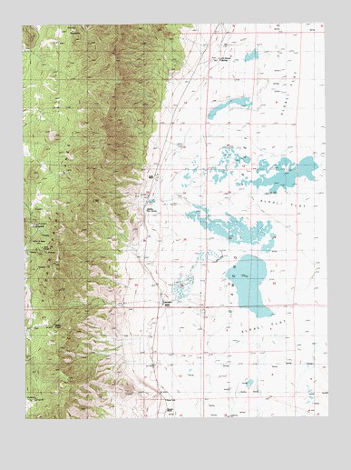 Bailey Pass, NV USGS Topographic Map