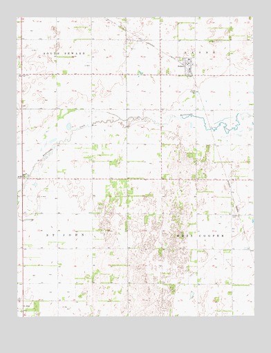 Hudson, KS USGS Topographic Map