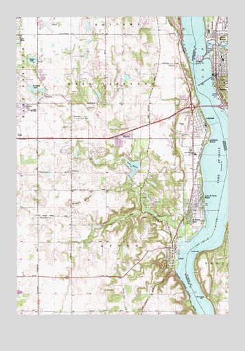Hudson, WI USGS Topographic Map