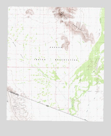Bailey Peak, AZ USGS Topographic Map