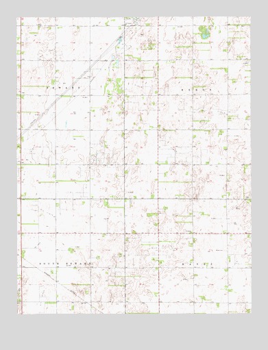 Hudson NW, KS USGS Topographic Map