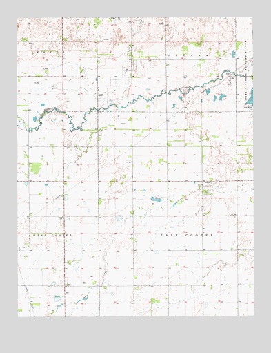 Hudson SE, KS USGS Topographic Map