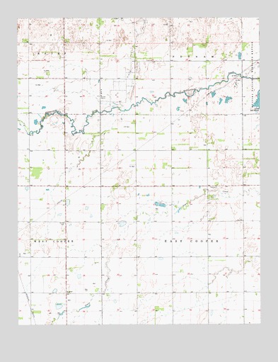 Hudson SE, KS USGS Topographic Map