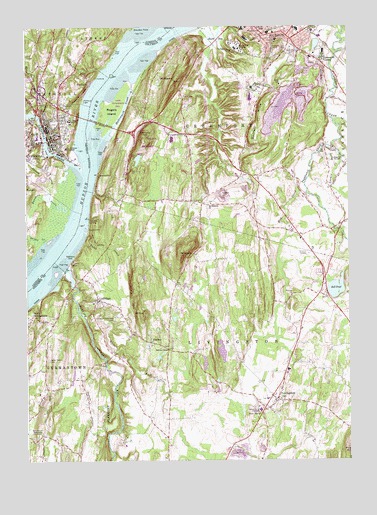 Hudson South, NY USGS Topographic Map