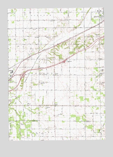 Hudsonville West, MI USGS Topographic Map