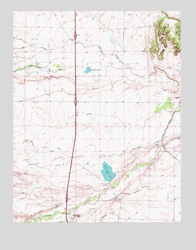 Huerfano Butte, CO USGS Topographic Map