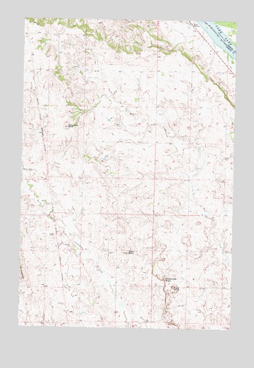 Huff, ND USGS Topographic Map