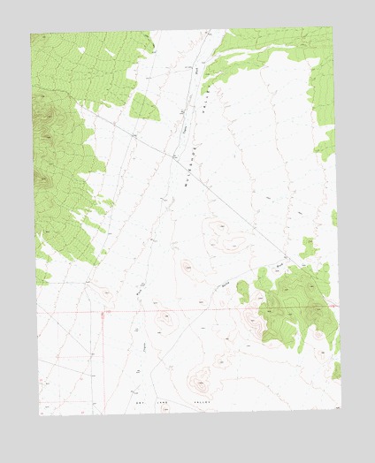 Bailey Wash, NV USGS Topographic Map